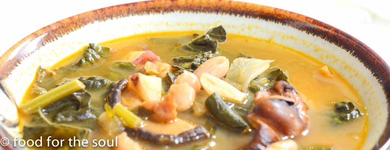 Kale and mushrrom soup2-2