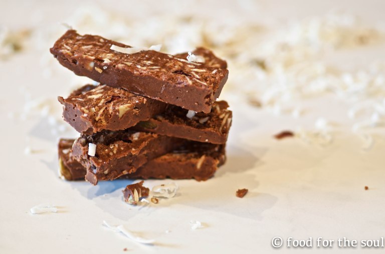 Energy Slice with Almond butter and almonds