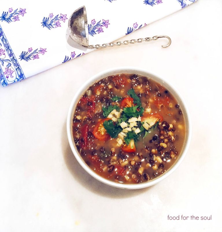 Sprouted Urad Dal Soup