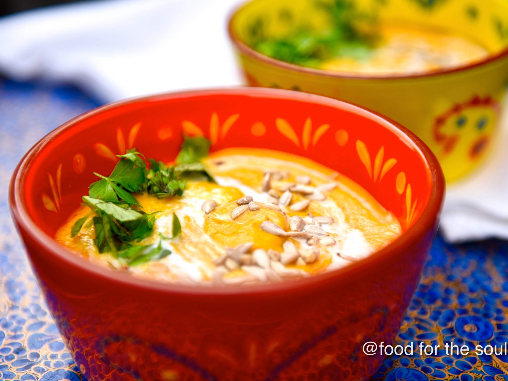 Thai Curried butternut squash soup