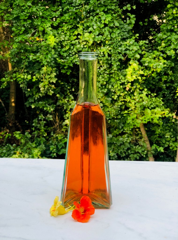 Nasturtium Vinegar - strained and ready to  use