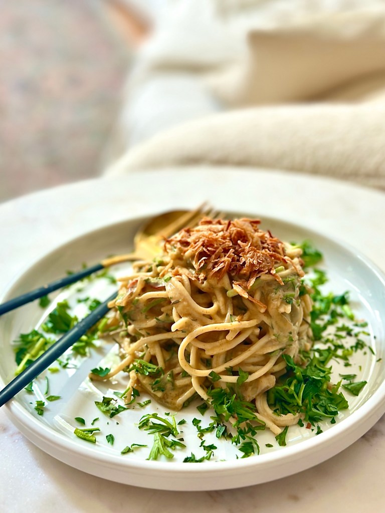 Caramelized Onion and Garlic Pasta