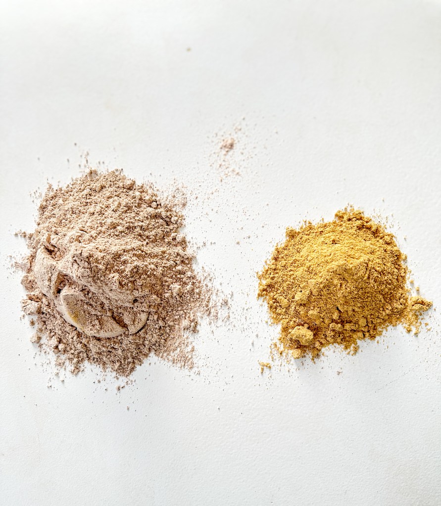 Ragi (finger miller) and Sattu fltabread
