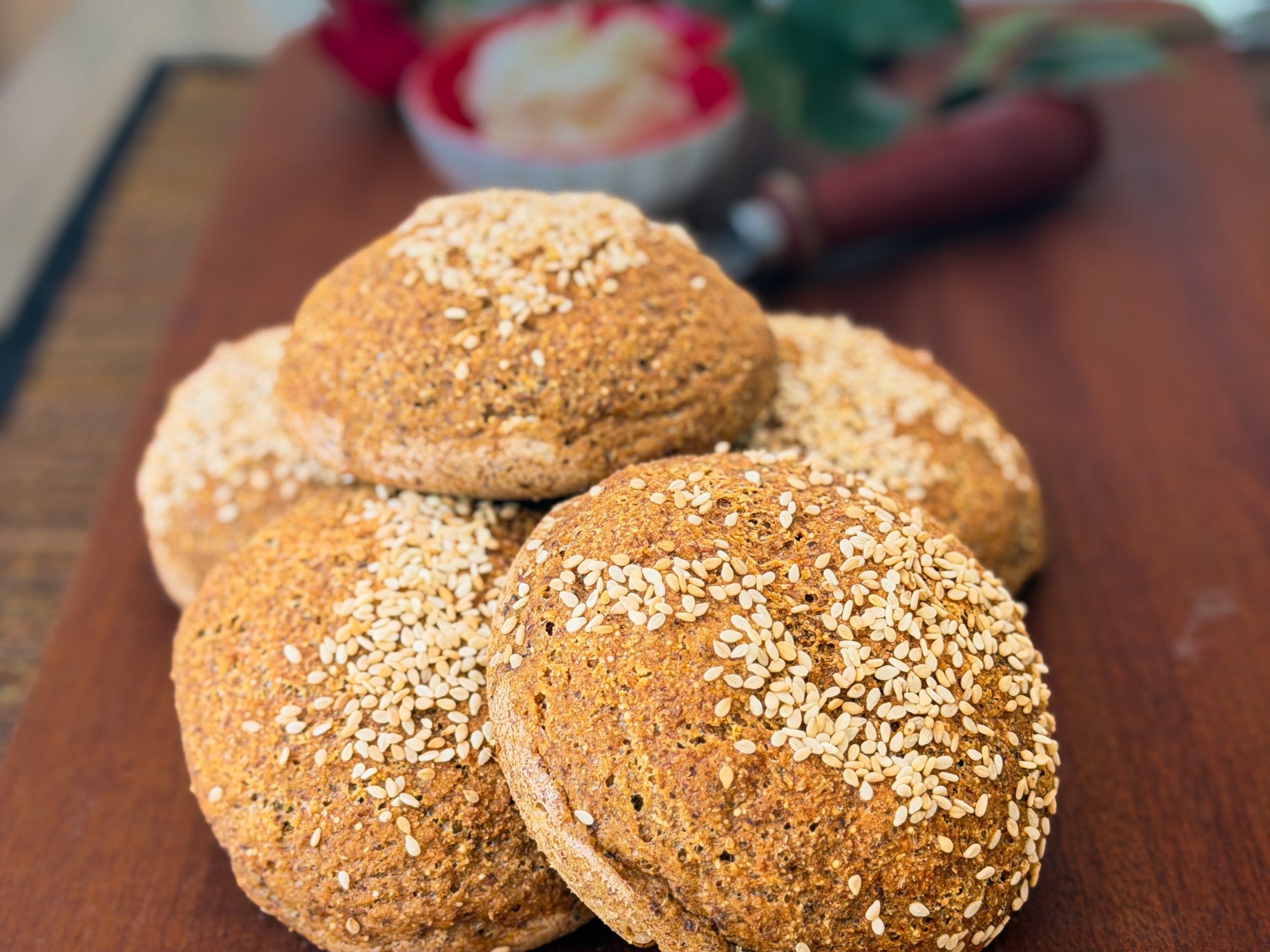 Quinoa and Lentil Buns